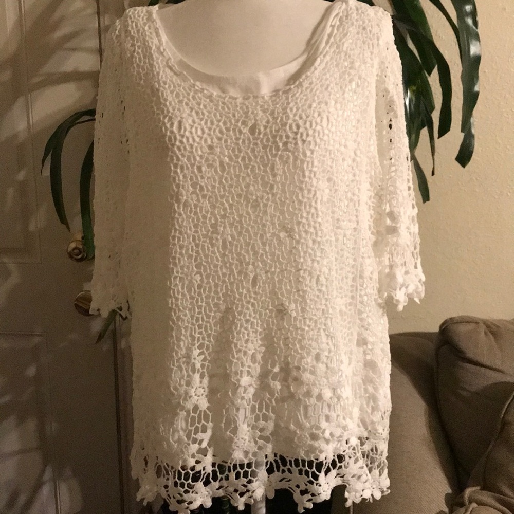 White Lace Top